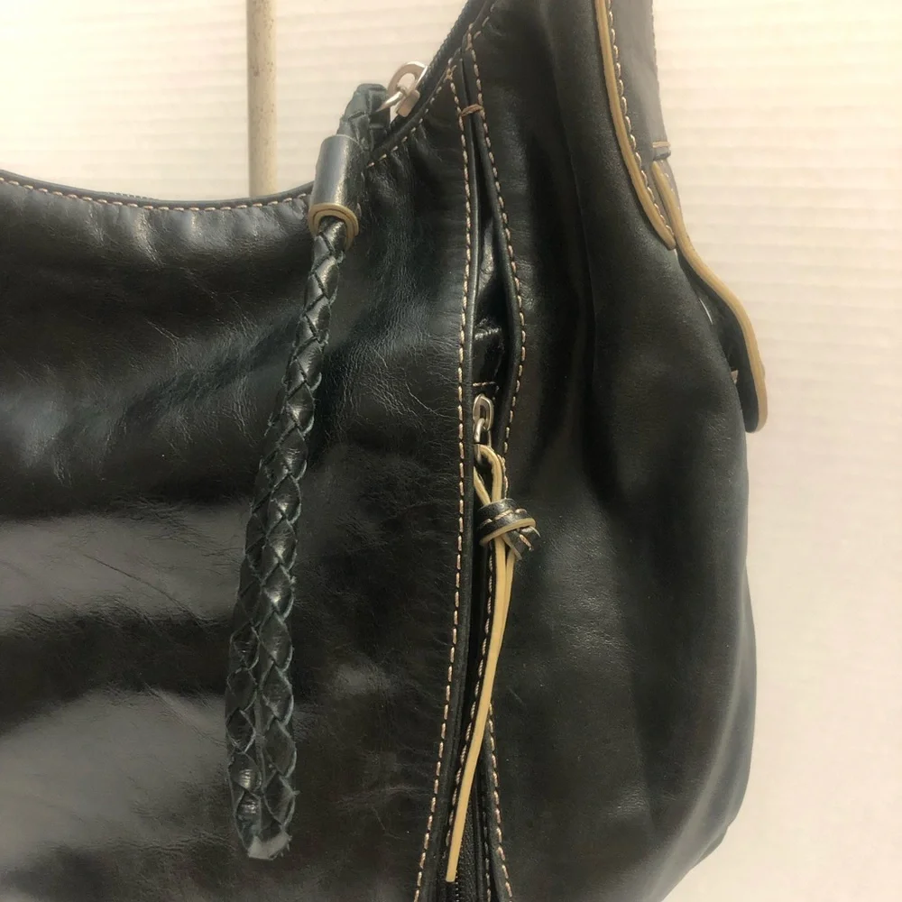 Black leather hobo - Franklin Covey